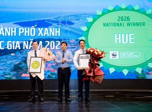 Huế viết tiếp hành trình trở thành Thành phố Xanh Quốc gia của Việt Nam sau một thập kỷ